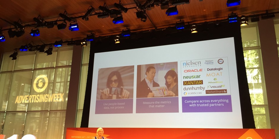 Facebook’s VP of global marketing solutions Carolyn Everson apologizes for video metric controversy