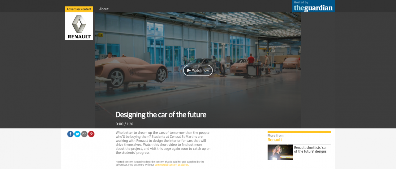 The Guardian's new 'Hosted by' platform gives brands an opportunity to publish their own content