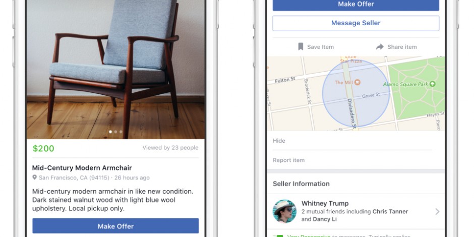 Facebook swells commerce credentials, taking on eBay and Gumtree with Marketplace button