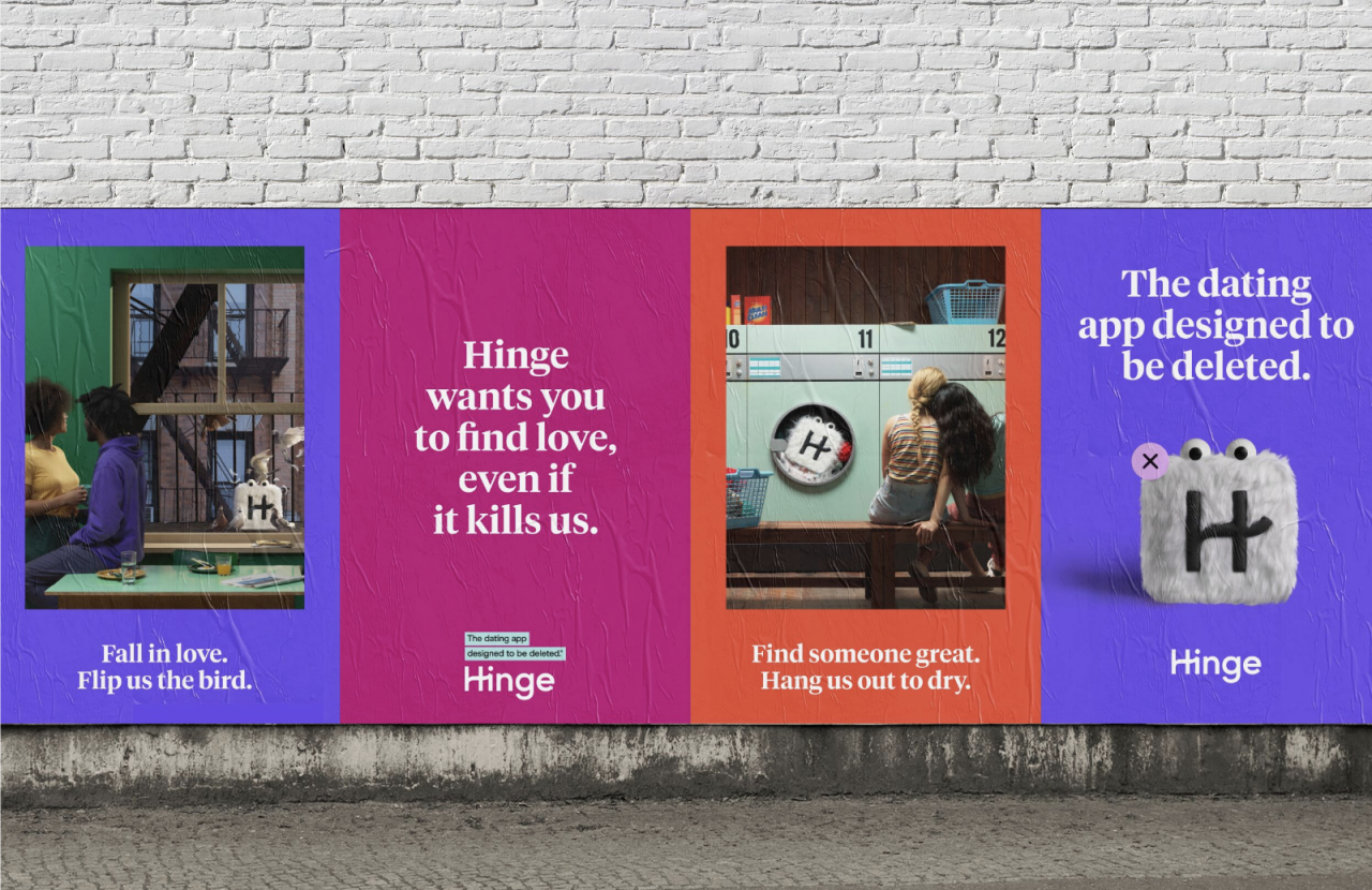 Hinge The Dating App Designed To Be Deleted By Red Antler Creative Works The Drum